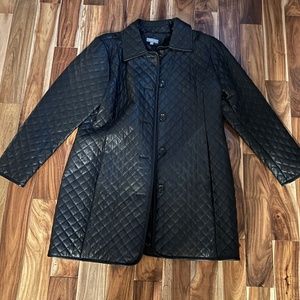 Neiman Marcus leather trench
